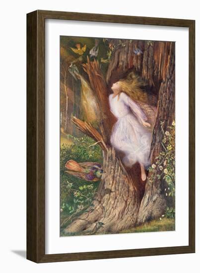 The Metamorphosis of Daphne into a Laurel Tree by Apollo-Charles Sims-Framed Giclee Print