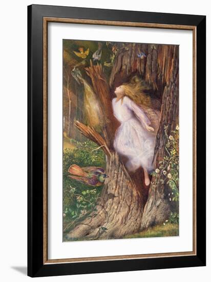 The Metamorphosis of Daphne into a Laurel Tree by Apollo-Charles Sims-Framed Giclee Print