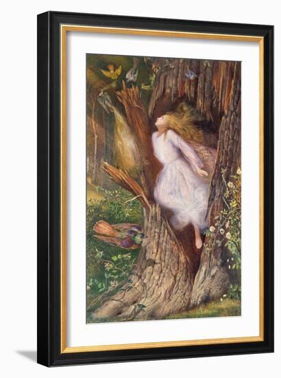 The Metamorphosis of Daphne into a Laurel Tree by Apollo-Charles Sims-Framed Giclee Print