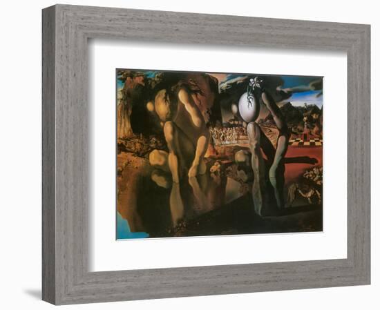 The Metamorphosis of Narcissus, c.1937-Salvador Dalí-Framed Art Print