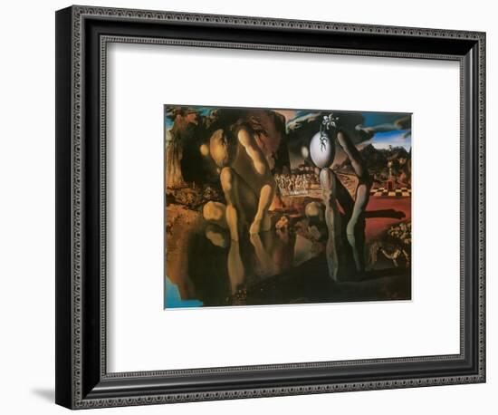 The Metamorphosis of Narcissus, c.1937-Salvador Dalí-Framed Art Print