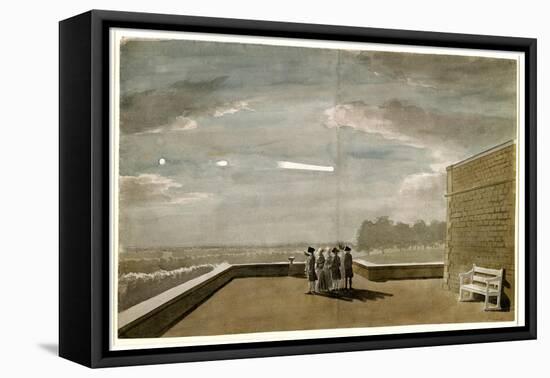 The Meteor of August 18, 1783, as Seen from the East Angle of the North Terrace, Windsor Castle-Paul Sandby-Framed Premier Image Canvas