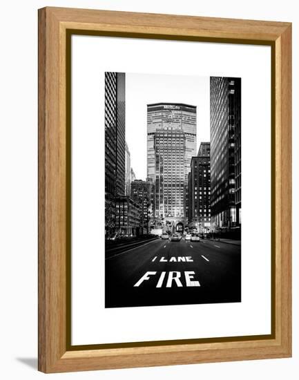 The Metlife Building Towers over Grand Central Terminal at Nightfall-Philippe Hugonnard-Framed Stretched Canvas