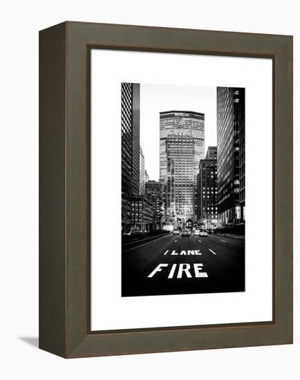 The Metlife Building Towers over Grand Central Terminal at Nightfall-Philippe Hugonnard-Framed Stretched Canvas