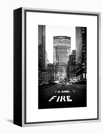 The Metlife Building Towers over Grand Central Terminal at Nightfall-Philippe Hugonnard-Framed Stretched Canvas