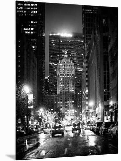 The Metlife Building Towers over Grand Central Terminal by Night-Philippe Hugonnard-Mounted Premium Photographic Print