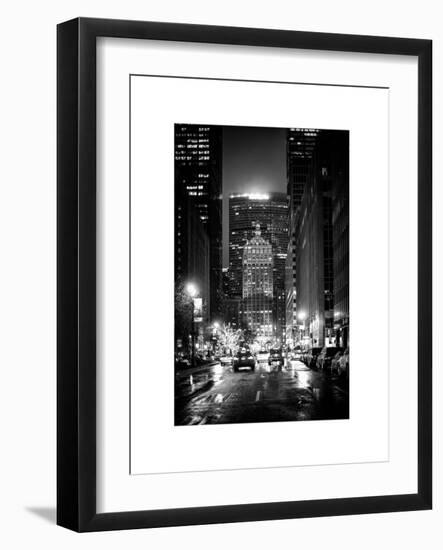 The Metlife Building Towers over Grand Central Terminal by Night-Philippe Hugonnard-Framed Art Print