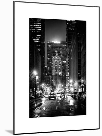 The Metlife Building Towers over Grand Central Terminal by Night-Philippe Hugonnard-Mounted Art Print