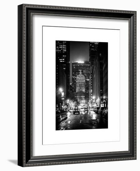 The Metlife Building Towers over Grand Central Terminal by Night-Philippe Hugonnard-Framed Art Print