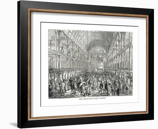 The Metropolitan Meat Market, 1878-null-Framed Giclee Print