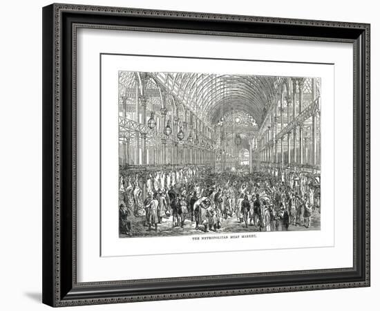 The Metropolitan Meat Market, 1878-null-Framed Giclee Print