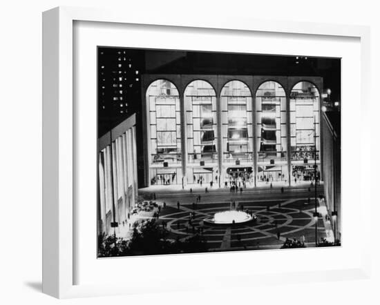 The Metropolitan Opera House, Lincoln Center, New York, 1969-null-Framed Photo