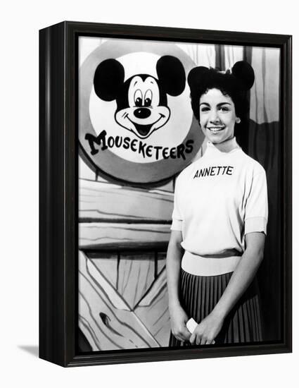 The Mickey Mouse Club, Annette Funicello, 1955-59-null-Framed Stretched Canvas