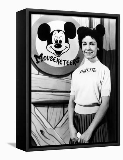 The Mickey Mouse Club, Annette Funicello, 1955-59-null-Framed Stretched Canvas