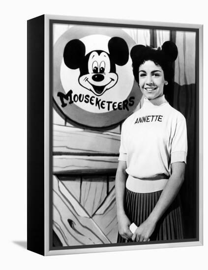 The Mickey Mouse Club, Annette Funicello, 1955-59-null-Framed Stretched Canvas