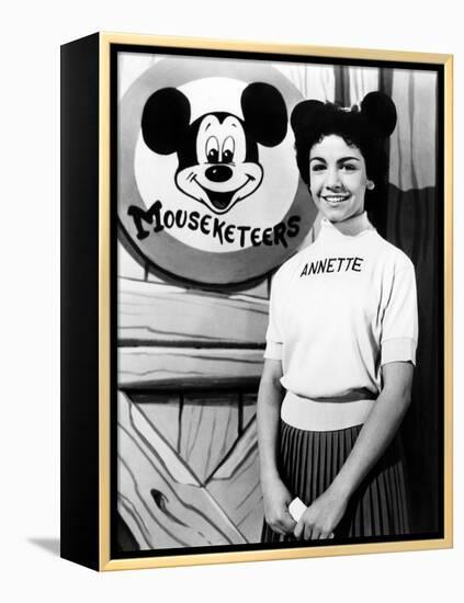 The Mickey Mouse Club, Annette Funicello, 1955-59-null-Framed Stretched Canvas