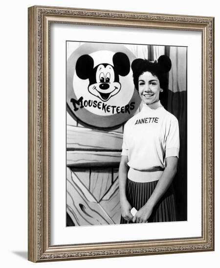 The Mickey Mouse Club, Annette Funicello, 1955-59-null-Framed Photo