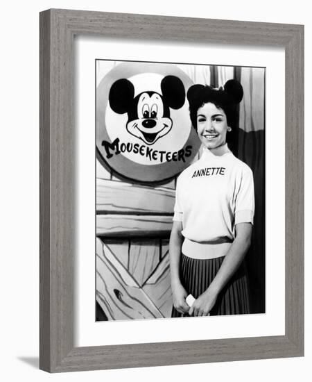 The Mickey Mouse Club, Annette Funicello, 1955-59-null-Framed Photo