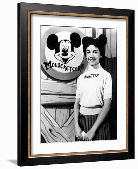 The Mickey Mouse Club, Annette Funicello, 1955-59-null-Framed Photo