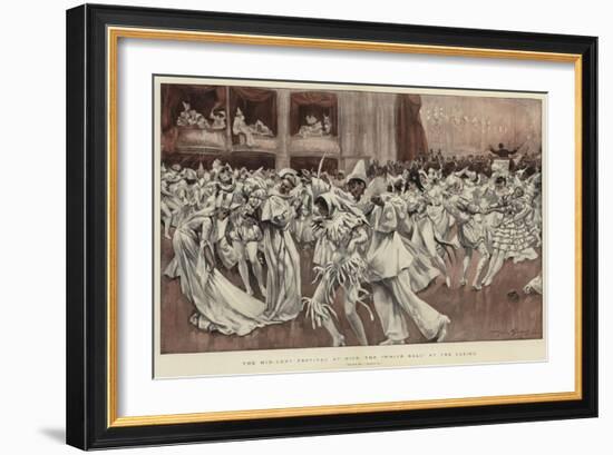 The Mid-Lent Festival at Nice, the White Ball at the Casino-null-Framed Giclee Print