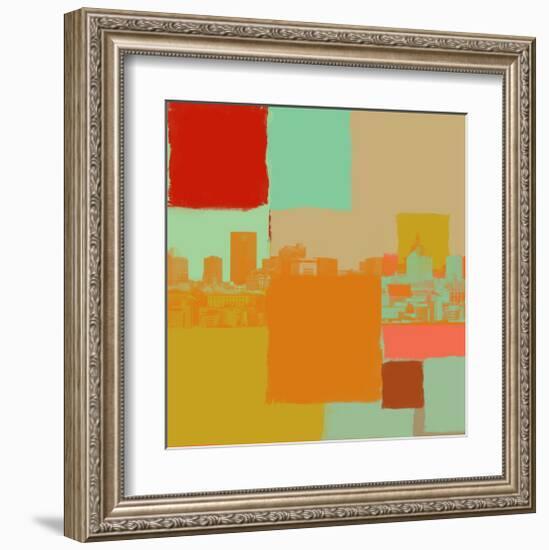 The Mid-Town Area-Yashna-Framed Art Print