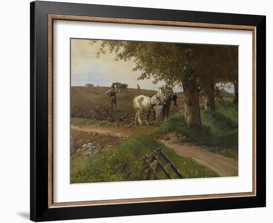 The Midday Break-Frants Henningsen-Framed Giclee Print