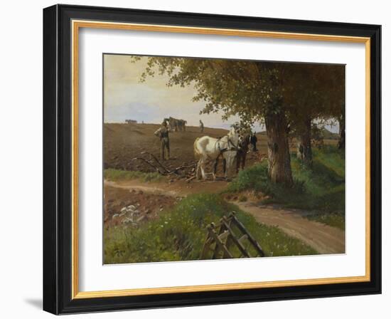 The Midday Break-Frants Henningsen-Framed Giclee Print