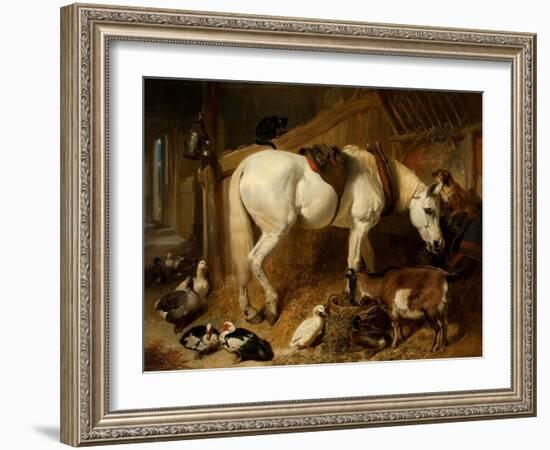 The Midday Meal, 1850-John Frederick Herring I-Framed Giclee Print