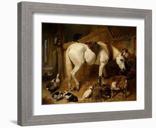 The Midday Meal, 1850-John Frederick Herring I-Framed Giclee Print