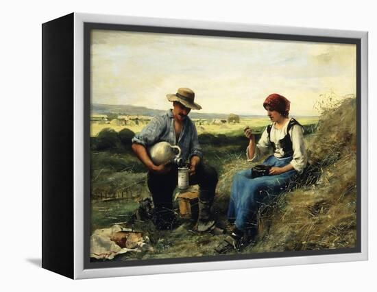 The Midday Repast-Julien Dupre-Framed Premier Image Canvas