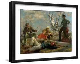 The Midday Rest, 1906-Henry Scott Tuke-Framed Giclee Print