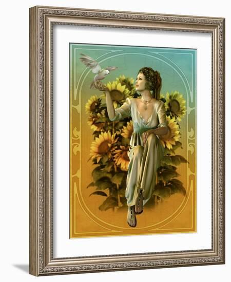 The Midday-Atelier Sommerland-Framed Art Print