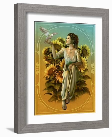 The Midday-Atelier Sommerland-Framed Art Print