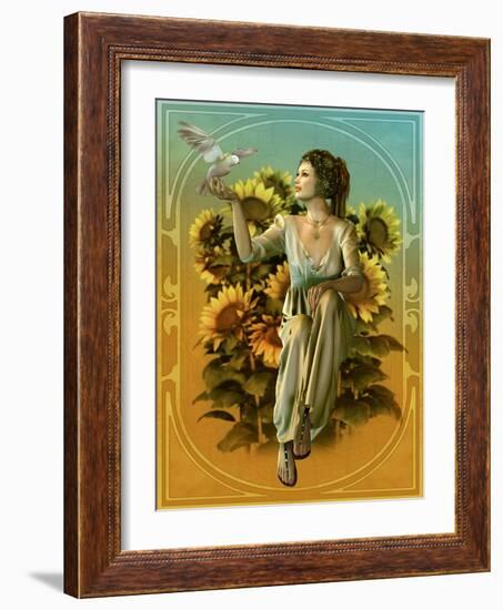 The Midday-Atelier Sommerland-Framed Art Print