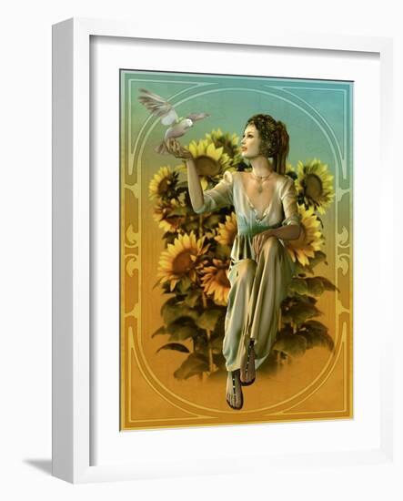 The Midday-Atelier Sommerland-Framed Art Print