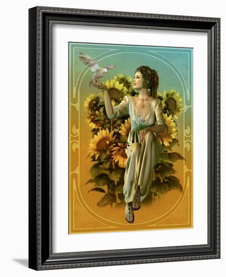 The Midday-Atelier Sommerland-Framed Art Print