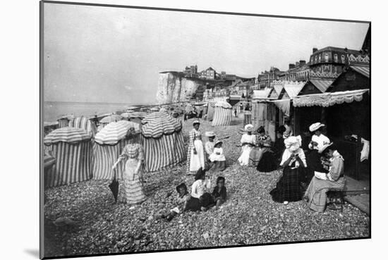 The Middle-Class Beach-Brothers Seeberger-Mounted Photographic Print