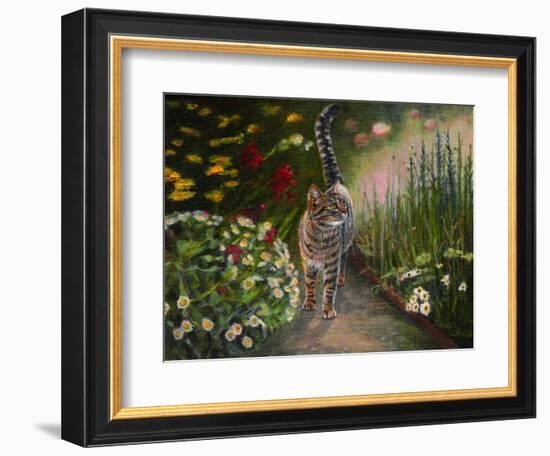 The Middle Path, 2022, (acrylic on canvas)-Helen White-Framed Giclee Print