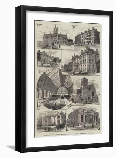 The Middlesbrough and Cleveland Iron Trade Jubilee, Public Buildings in Middlesbrough-null-Framed Giclee Print
