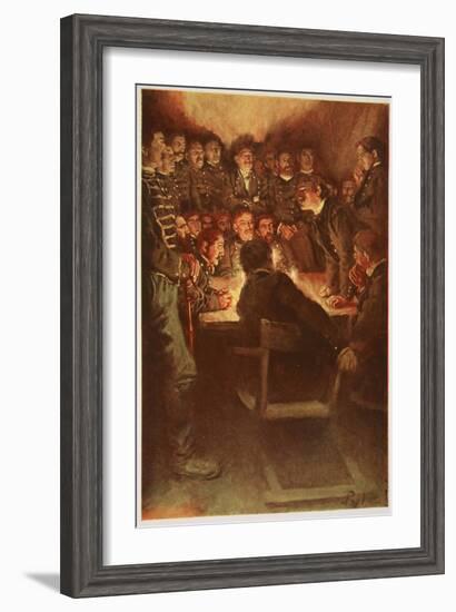 The Midnight Court Martial-Howard Pyle-Framed Giclee Print