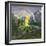 The Midsummer Fire by Astrup-Nikolai Astrup-Framed Giclee Print