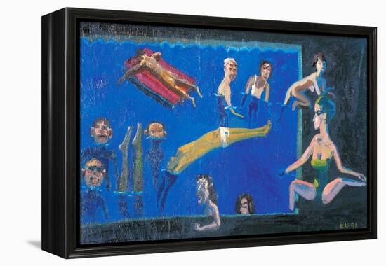 The Midsummer in Pool-Zhang Yong Xu-Framed Premier Image Canvas