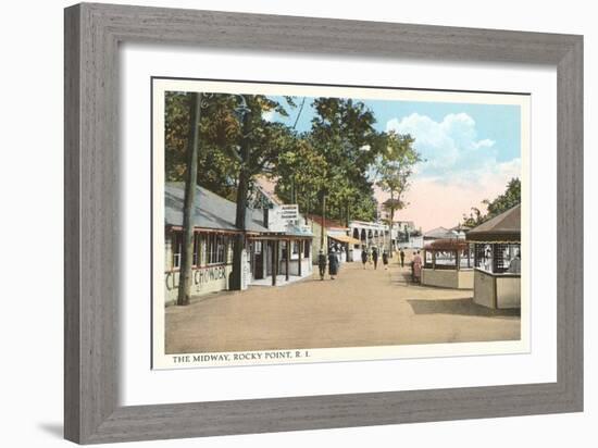 The Midway, Rocky Point, Rhode Island-null-Framed Premium Giclee Print