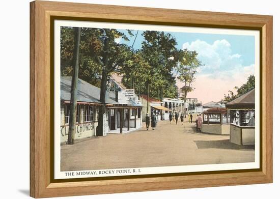 The Midway, Rocky Point, Rhode Island-null-Framed Stretched Canvas