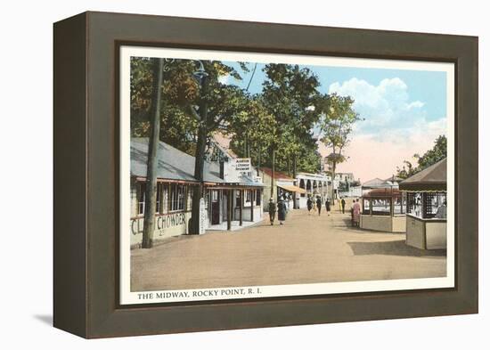 The Midway, Rocky Point, Rhode Island-null-Framed Stretched Canvas