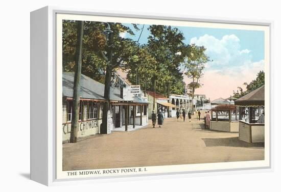 The Midway, Rocky Point, Rhode Island-null-Framed Stretched Canvas