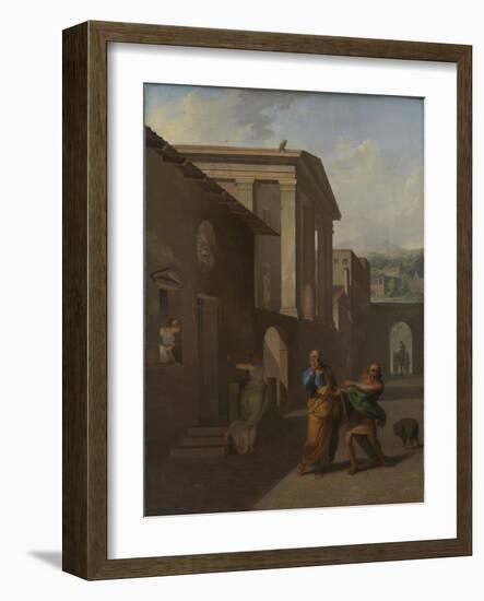 The Midwife Taking Leave of the Girl From Andros, 1801-Nicolai Abraham Abildgaard-Framed Giclee Print