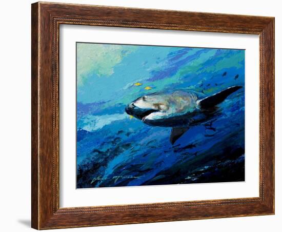 The Mighty Bull Shark-Jace D. McTier-Framed Giclee Print