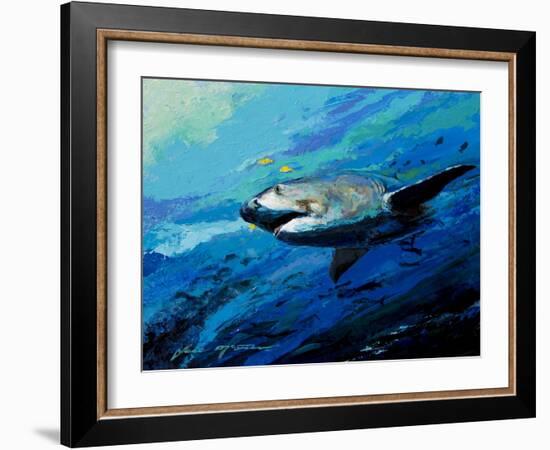 The Mighty Bull Shark-Jace D. McTier-Framed Giclee Print