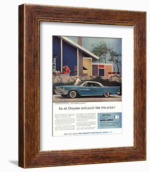 The Mighty Chrysler Dartline-null-Framed Art Print